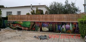 Graffiti Patio Valls Tarragona 300x100000